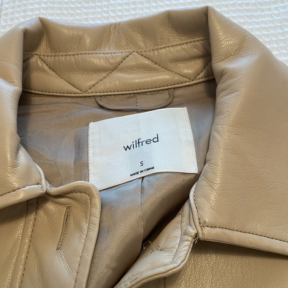 Aritzia Wilfred Vegan Leather Jacket - Picture 3 of 5